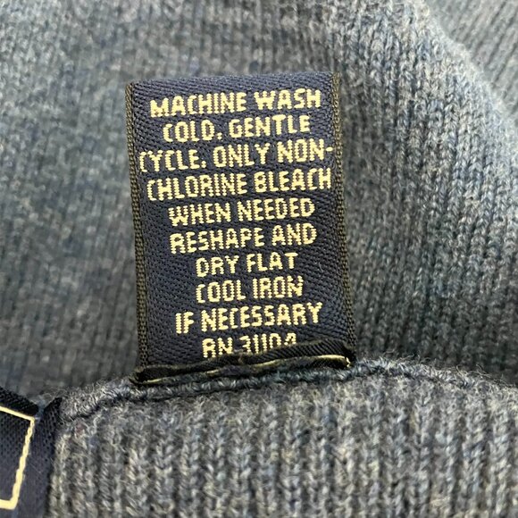 Saddlebred Mens Navy Blue V Neck Golf Sweater‎ Vest Size L - Picture 4 of 4